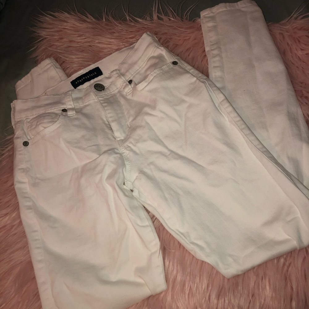 white ripped skinny jeans